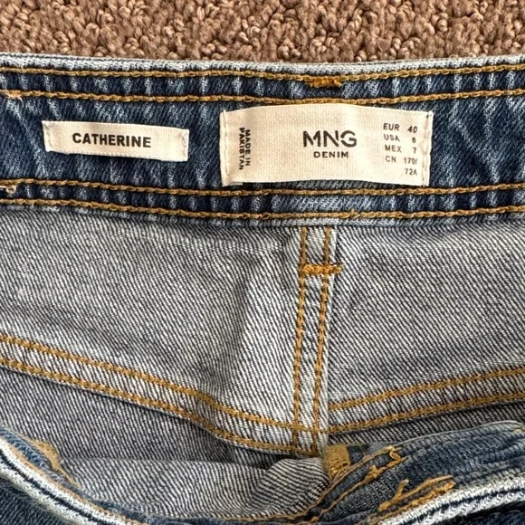 Mango MNG Wide Leg Jeans Catherine - Picture 2 of 8